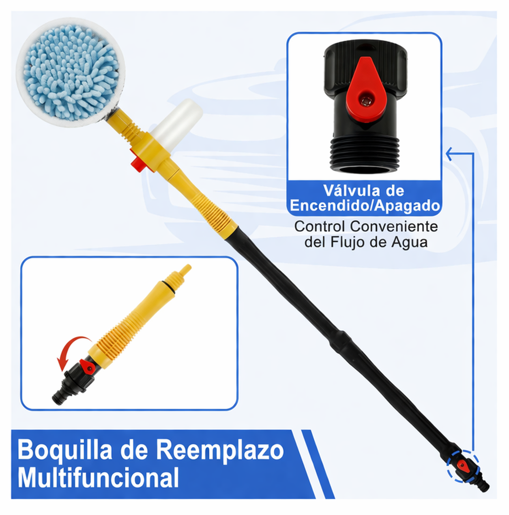 TurboWash Pro™ – Cepillo de Alta Presión Multifunciona