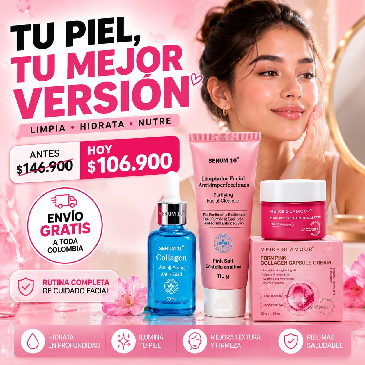 ✨ COMBO SERUM 10® - Tu rutina completa para una piel más radiante