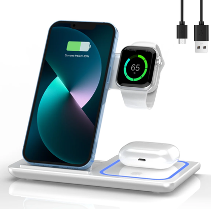 CargaSmart™ – Base de Carga 3 en 1