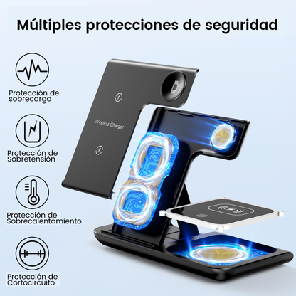 CargaSmart™ – Base de Carga 3 en 1