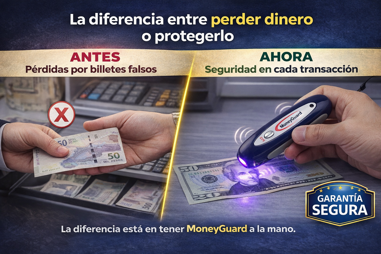 🛡️ MoneyGuard 2 en 1 – Protección Contra Fraudes