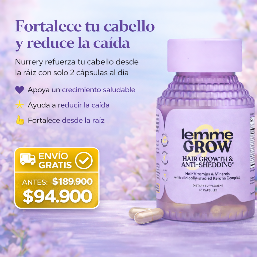 💗 –  Lemme Grow Crecimiento del Cabello y Anticaída