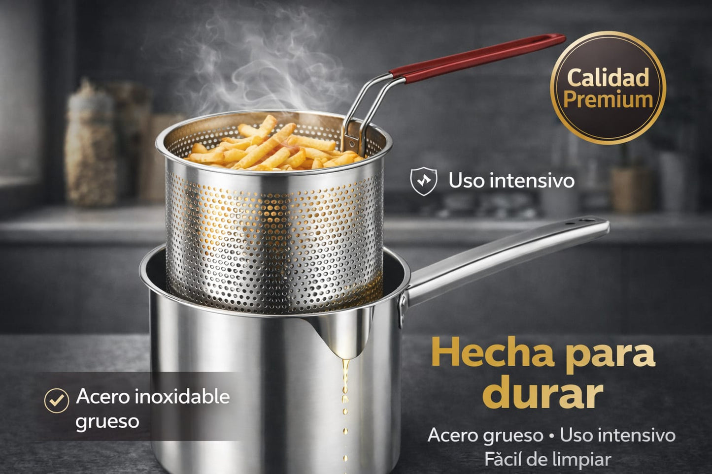 Olla Freidora con Canastilla®