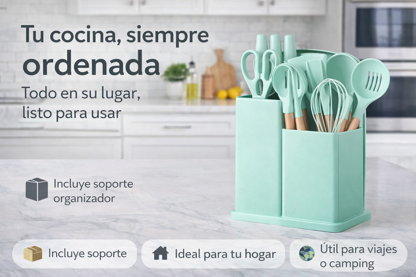 Kit Utensilios Cocina 19 Piezas