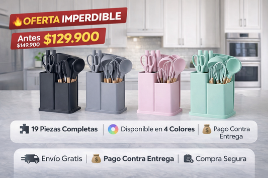 Kit Utensilios Cocina 19 Piezas