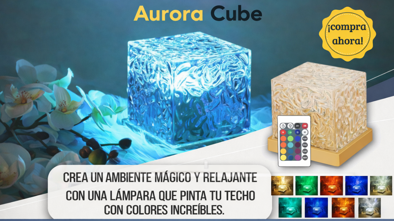 AuroraCube™ – magia en tu habitación